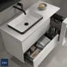 Vasque semi-encastrée MAEL solid surface BICOLORE 502x44x301mm - SALGAR 97655