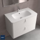 Plan vasque MINERALSOLID UNIIQ 600 Blanc Mat - SALGAR 97058