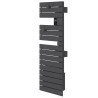 Sèche-serviettes étroit soufflant ATLANTIC - NEFERTITI mat à gauche 1500W (500W+1000W) 850087