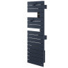 Sèche-serviettes étroit soufflant ATLANTIC - NEFERTITI mat à gauche 1500W (500W+1000W) 850087