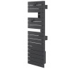 Sèche-serviettes étroit soufflant ATLANTIC - NEFERTITI mat à gauche 1500W (500W+1000W) 850087