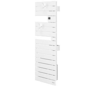 Sèche-serviettes étroit ATLANTIC - NEFERTITI mat à gauche 500W 850632