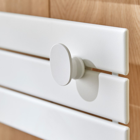 Sèche-serviettes étroit soufflant ATLANTIC - NEFERTITI mat à droite 1500W (500W+1000W) 850088