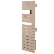 Sèche-serviettes étroit ATLANTIC - NEFERTITI mat à droite 600W 850610