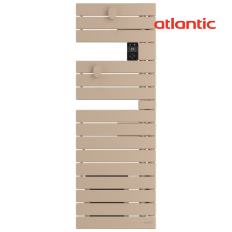 Sèche-serviettes étroit soufflant ATLANTIC - NEFERTITI mat à droite 1600W (600W+1000W) 850484
