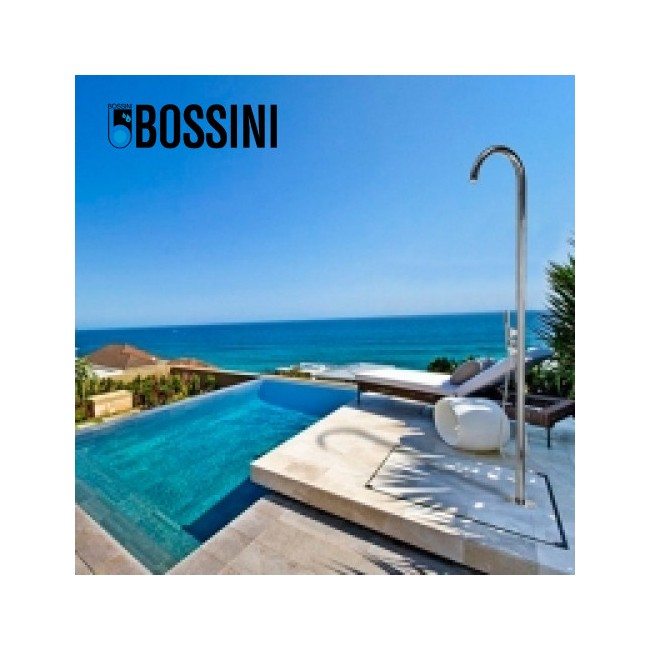 Colonne de douche extérieur à 2 mitigeur chromé Pool - Bossini L00359030