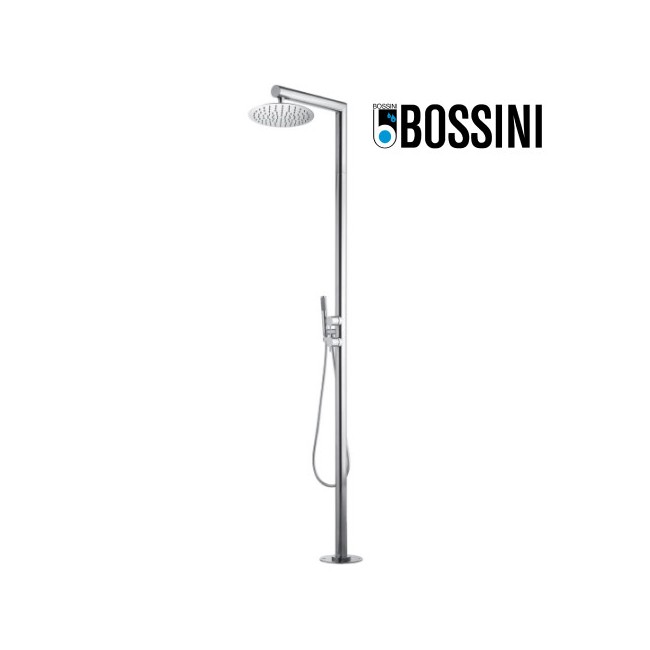 Colonne de douche extérieure à mitigeur double progressif chromé NEK - Bossini L00379030