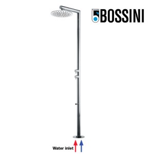 Colonne de douche extérieure à mitigeur double progressif chromé NEK - Bossini L00381030