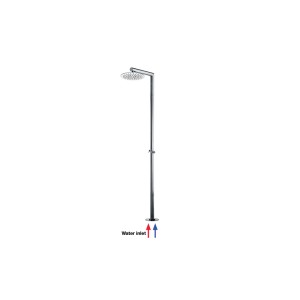 Colonne de douche pour piscine 2 robinets chromé NEK - Bossini L00383030