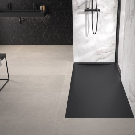 Receveur Kineline BPC noir 180x90 caniveau - KINEDO RD2009N