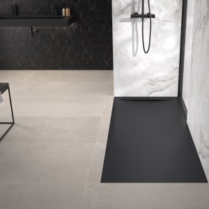 Receveur extra-plat 160x90 Kineline BPC noir - KINEDO RD2007N