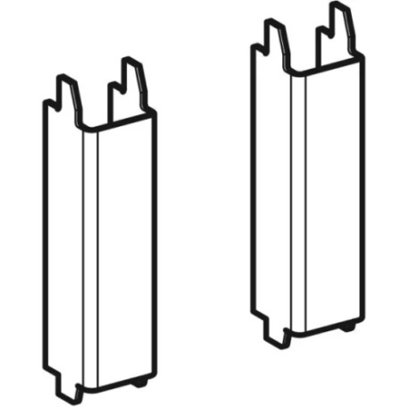 Jeu de supports de cuvettes de WC avec petite surface d’appui Duofix - Geberit 111.847.00.1