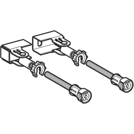 Kit de fixations murales pour montage individuel, élément d’angle Duofix - Geberit 111.835.00.1