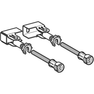 Kit de fixations murales pour montage individuel, élément d’angle Duofix - Geberit 111.835.00.1