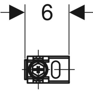 Kit de fixations murales pour montage individuel, élément d’angle Duofix - Geberit 111.835.00.1