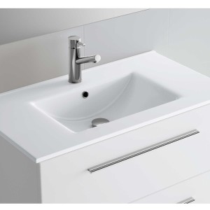 Plan vasque en porcelaine blanche IBERIA 810 - SALGAR 14712