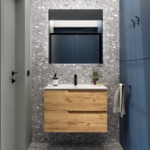 Plan vasque en porcelaine blanche IBERIA 810 - SALGAR 14712