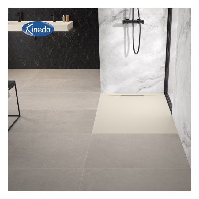 Receveur extra-plat 100x90 Kineline BPC sable - KINEDO RD2001S