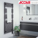 Sèche-serviette ACOVA CALA Symétrique IHC 750W Noir TLNSS075050ECZFB