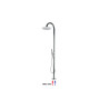 Colonne de douche extérieure à mitigeur double progressif chromé Tetis - Bossini L00388030