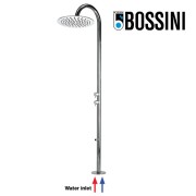 Colonne de douche extérieure à mitigeur double progressif chromé Tetis - Bossini L00389030