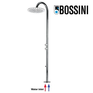 Colonne de douche extérieure à mitigeur double progressif chromé Tetis - Bossini L00389030