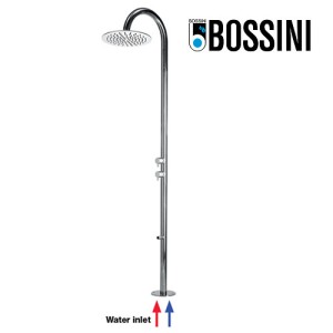 Colonne de douche extérieure à mitigeur double progressif chromé Tetis - Bossini L00390030