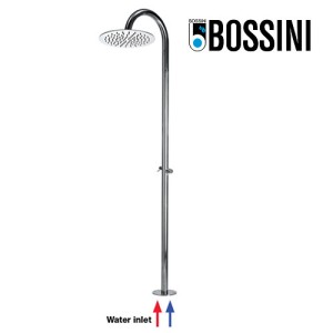Colonne de douche extérieure à mitigeur double progressif chromé Tetis - Bossini L00391030