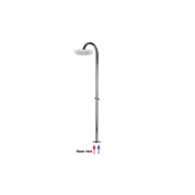 Colonne de douche extérieure à mitigeur double progressif chromé Tetis - Bossini L00391030