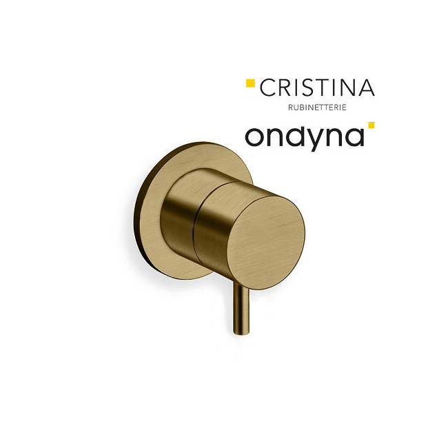 Mitigeur douche Triverde Encastré Triverde vieux bronze  - CRISTINA ONDYNA TV63893