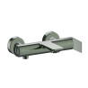 Mitigeur bain douche mural chrome noir brosse - CRISTINA ONDYNA BA10775 