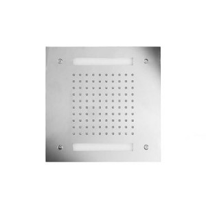 Ciel de pluie carrée 30 cm avec télécommande Chromothérapie HYDROTHERAPIE - CRISTINA ONDYNA TT30051