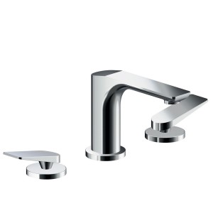 Lavabo melangeur 3 trous blade chrome - CRISTINA ONDYNA BA20551 