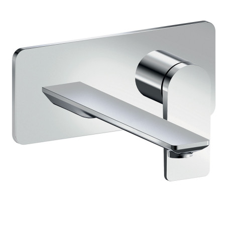 Façade mitigeur lavabo encastré avec plaque bec de 225 mm  - CRISTINA ONDYNA BA25851 