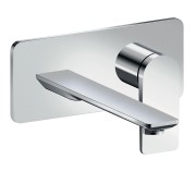 Façade mitigeur lavabo encastré avec plaque bec de 225 mm  - CRISTINA ONDYNA BA25851 