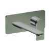 Façade mitigeur lavabo encastré bec 225 mm chrome noir brossé - CRISTINA ONDYNA BA25875 