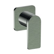 Mitigeur douche blade  encastre complet chrome noir brosse - CRISTINA ONDYNA BA63875 