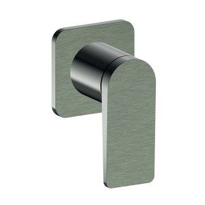 Mitigeur douche blade  encastre complet chrome noir brosse - CRISTINA ONDYNA BA63875 