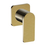 Mitigeur douche blade  encastre complet or brosse - CRISTINA ONDYNA BA63896P 