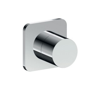 Inverseur blade encastre complet 2 sorties chrome  - CRISTINA ONDYNA BA68351 