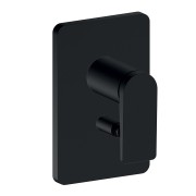 Façade douche encastree mitigeur 2 sorties black mat - CRISTINA ONDYNA BA68913 