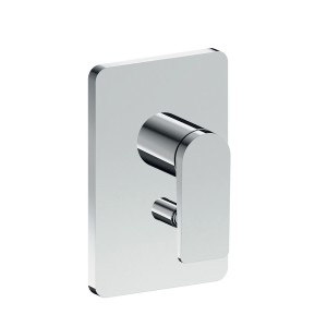 Façade douche encastree mitigeur 2 sorties chromé - CRISTINA ONDYNA BA68951 