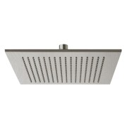 Pomme de douche slim laiton carre 25 cm inox - CRISTINA ONDYNA SD25028 
