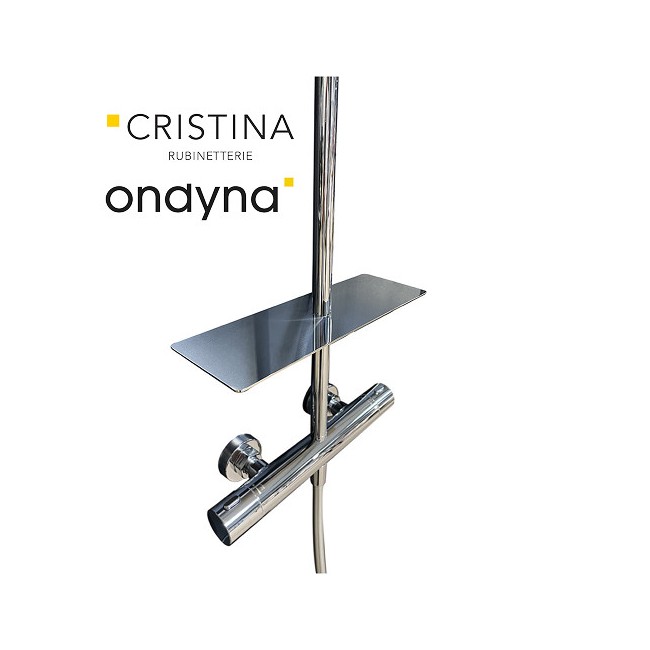 Porte savon pour colonnes cristina chrome - CRISTINA ONDYNA AB00351 