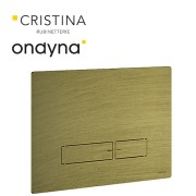 Plaque pour wc suspendu vieux bronze mat - CRISTINA ONDYNA AC10093 