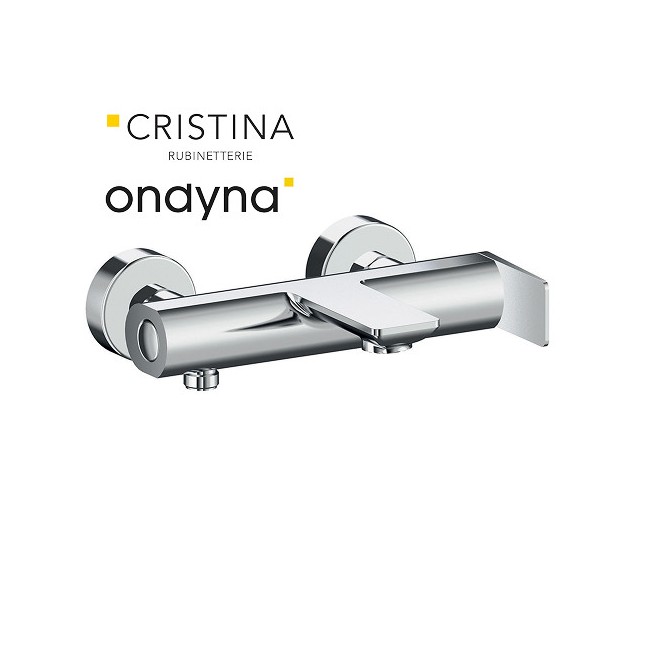 Mitigeur bain douche mural chromé - CRISTINA ONDYNA BA10751 