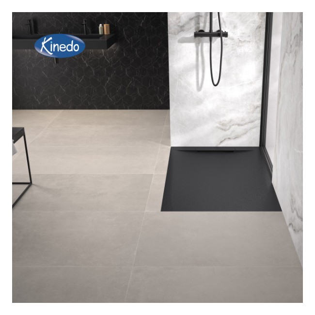 Receveur extra-plat 120x90 Kineline BPC noir - KINEDO RD2003N