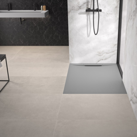 Receveur extra-plat 140x80 Kineline BPC gris pierre - KINEDO RD2004P