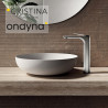 Mitigeur lavabo haut avec vidage up&down metal brosse - CRISTINA ONDYNA BA22277