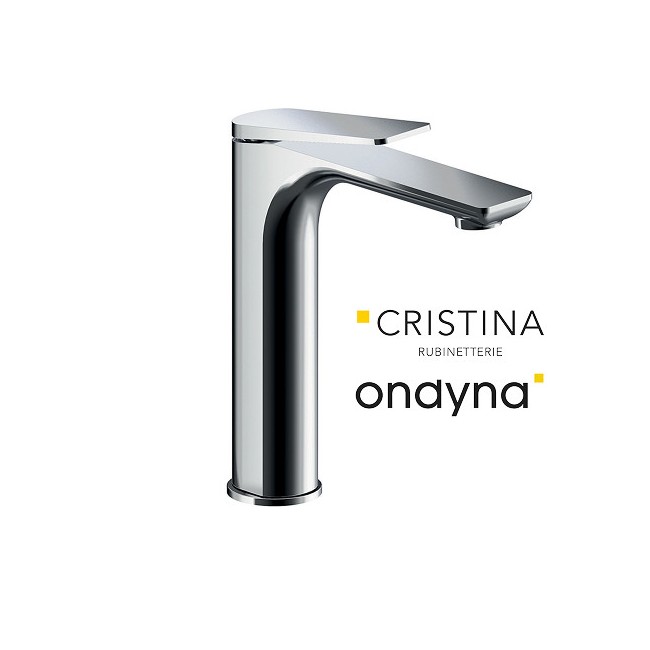 Mitigeur lavabo mi-haut avec vidage up&down chromé - CRISTINA ONDYNA BA22751 